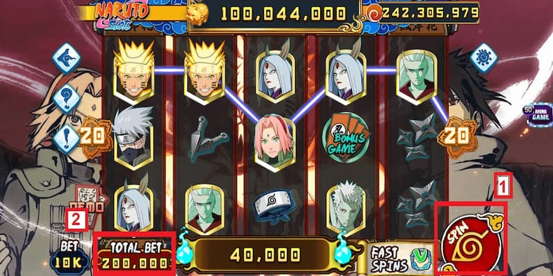 Nổ hũ Naruto hướng dẫn chi tiết